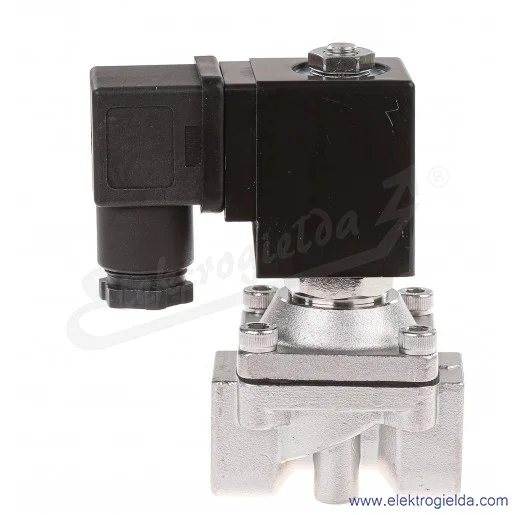 Zawór membranowy elektromagnetyczny ZS1DF13V4D13, 2/2, G1/2, 0-8 Bar, stal nierdzewna, Viton, 24 VDC, 8W, 0-120 °C Zawór membranowy elektromagnetyczny ZS1DF13V4D13, 2/2, G1/2, 0-8 Bar, stal nierdzewna, Viton, 24 VDC, 8W, 0-120 °C