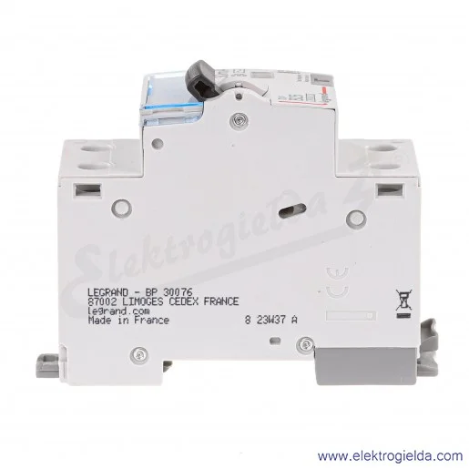 Wyłącznik różnicowoprądowy 410923 P312B 1P+N, typ B, 25A, 30mA, czułoość AC, przycisk Test Wyłącznik różnicowoprądowy 410923 P312B 1P+N, typ B, 25A, 30mA, czułoość AC, przycisk Test