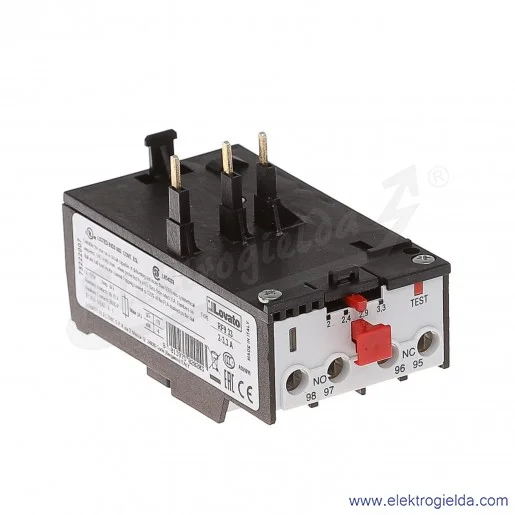 Przekaźnik termiczny 11RF933 zakres regulacji 2-3,3A Przekaźnik termiczny 11RF933 zakres regulacji 2-3,3A
