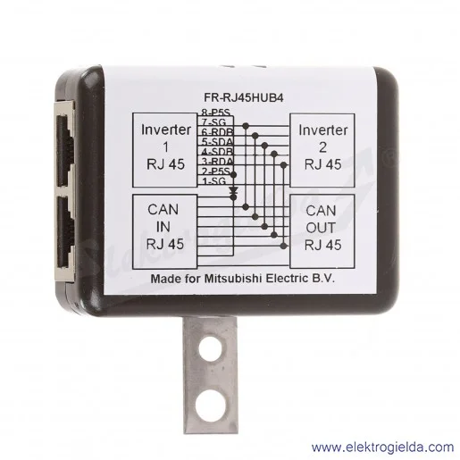 Rozdzielacz 167613 FR-RJ45-HUB4 RJ-45 na 4x RJ-45 Rozdzielacz 167613 FR-RJ45-HUB4 RJ-45 na 4x RJ-45