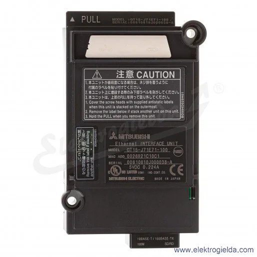 Moduł komunikacji 166309 GT15-J71E71-100 ethernet Moduł komunikacji 166309 GT15-J71E71-100 ethernet