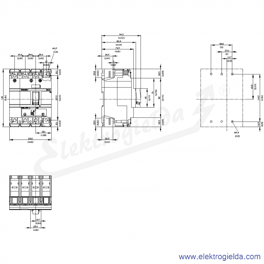 Rysunek wymiarowy Rysunek wymiarowy