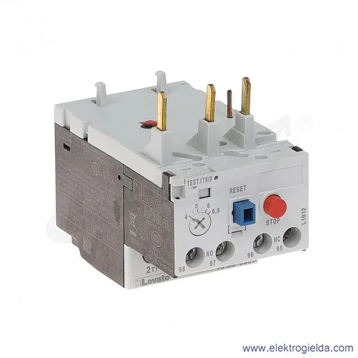 Przekaźnik termiczny RF380650 zakres regulacji 4-6,5A Przekaźnik termiczny RF380650 zakres regulacji 4-6,5A