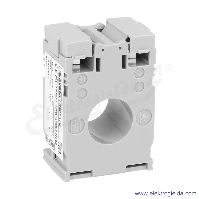 Przekładnik prądowy DM0T 0150 150/5A, średnica otworu 22mm Przekładnik prądowy DM0T 0150 150/5A, średnica otworu 22mm