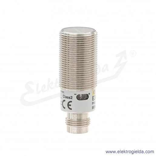 Czujnik odbiciowy E3FB-LP22 z eliminacją tła, zasięg 0..200mm, zasilanie 10..30VDC, PNP Dark-ON lub Light-ON, obudowa M18 IP67 Czujnik odbiciowy E3FB-LP22 z eliminacją tła, zasięg 0..200mm, zasilanie 10..30VDC, PNP Dark-ON lub Light-ON, obudowa M18 IP67