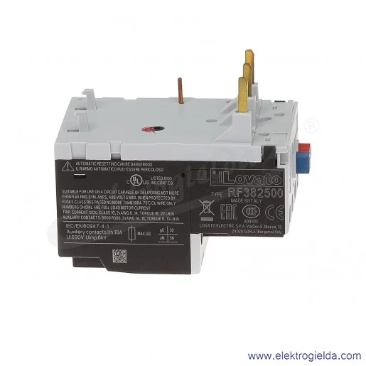 Przekaźnik termiczny RF382500 zakres regulacji 20-25A Przekaźnik termiczny RF382500 zakres regulacji 20-25A