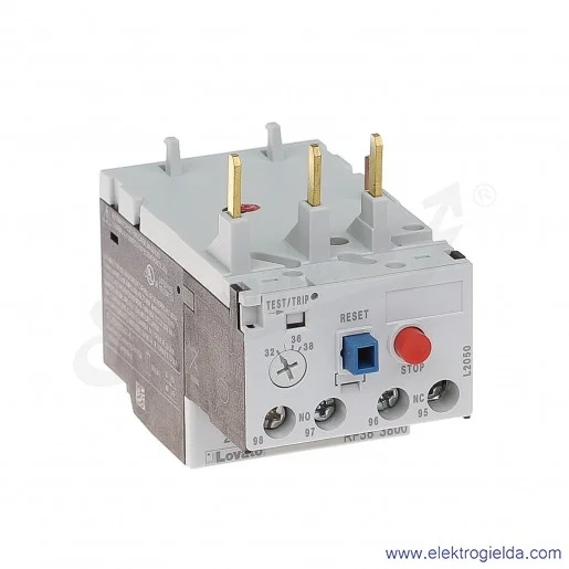 Przekaźnik termiczny RF383800 zakres regulacji 32-38A Przekaźnik termiczny RF383800 zakres regulacji 32-38A
