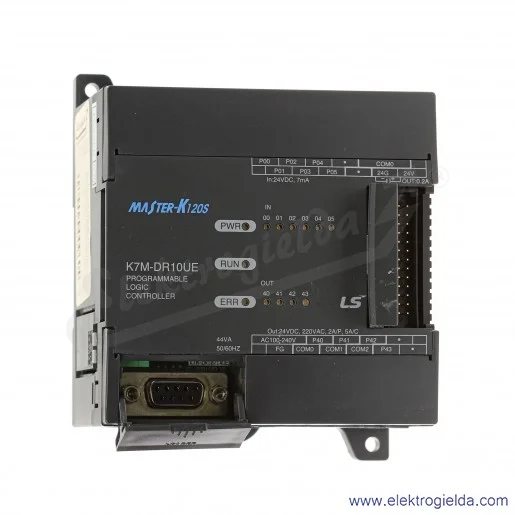 Sterownik K7M-DR10UE 6 wejść 4 wyjścia przekaźnikowe 24VDC, Modbus, RS232C Sterownik K7M-DR10UE 6 wejść 4 wyjścia przekaźnikowe 24VDC, Modbus, RS232C