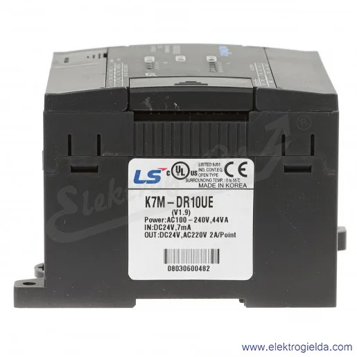 Sterownik K7M-DR10UE 6 wejść 4 wyjścia przekaźnikowe 24VDC, Modbus, RS232C Sterownik K7M-DR10UE 6 wejść 4 wyjścia przekaźnikowe 24VDC, Modbus, RS232C