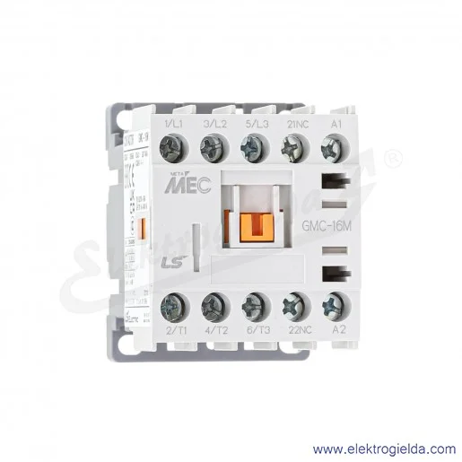 Stycznik GMC-16M 1NC, 7.5KW, napięcie cewki 230VAC Stycznik GMC-16M 1NC, 7.5KW, napięcie cewki 230VAC