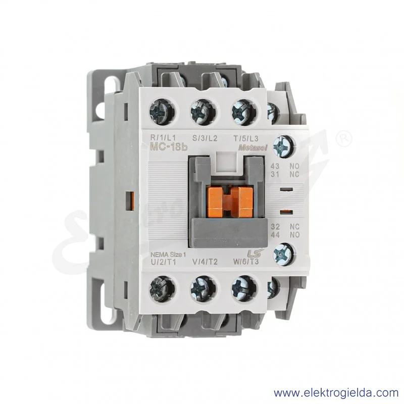 Stycznik Metasol MC-18B 7.5KW, 18A, napięcie cewki 24VAC 1NO1NC Stycznik Metasol MC-18B 7.5KW, 18A, napięcie cewki 24VAC 1NO1NC