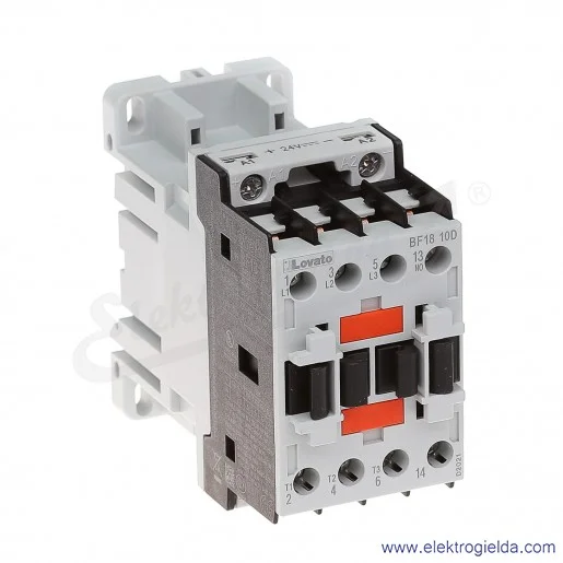 Stycznik BF1810D024 24VDC Ith 32A AC3/400V 7,5KW, 1NO Stycznik BF1810D024 24VDC Ith 32A AC3/400V 7,5KW, 1NO