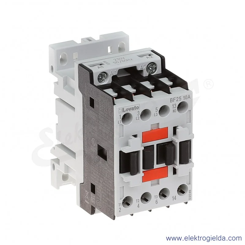 Stycznik BF2510A230 230VAC Ith 32A AC3/400V  12,5KW, 1NO Stycznik BF2510A230 230VAC Ith 32A AC3/400V  12,5KW, 1NO