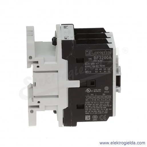 Stycznik BF3200A024 24VAC Ith 56A AC3/400V 16KW Stycznik BF3200A024 24VAC Ith 56A AC3/400V 16KW