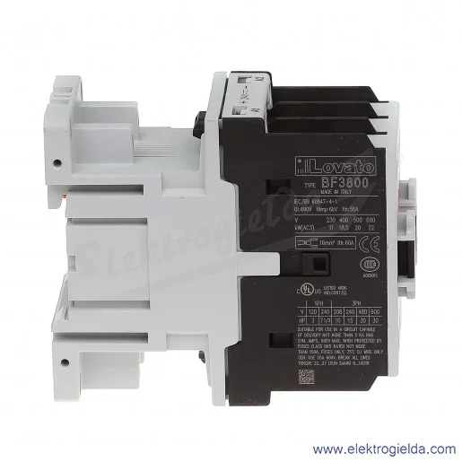 Stycznik BF3800D024 24VDC Ith 56A AC3/400V 18,5KW Stycznik BF3800D024 24VDC Ith 56A AC3/400V 18,5KW