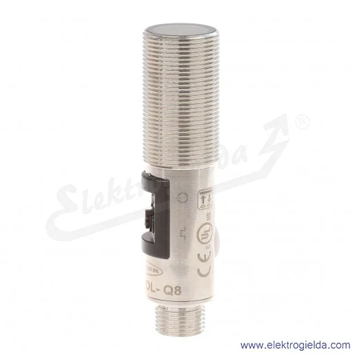 Czujnik odbiciowy 3088322 M18-3VPDL-Q8 zasięg 1..750mm, PNP, M12 4P, obudowa metalowa, zasilanie 10..30VDC Czujnik odbiciowy 3088322 M18-3VPDL-Q8 zasięg 1..750mm, PNP, M12 4P, obudowa metalowa, zasilanie 10..30VDC