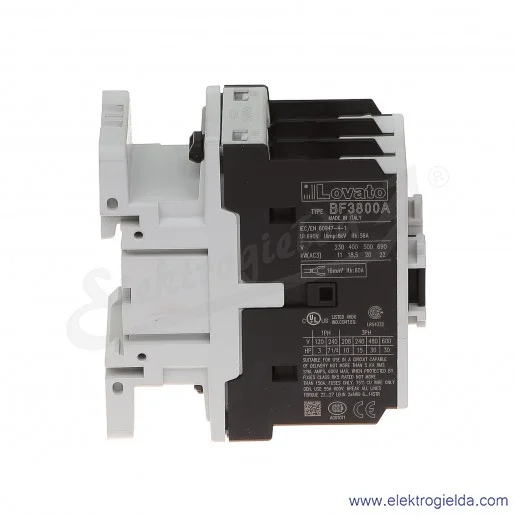 Stycznik BF3800A400 400VAC Ith 56A AC3/400V 18,5KW Stycznik BF3800A400 400VAC Ith 56A AC3/400V 18,5KW