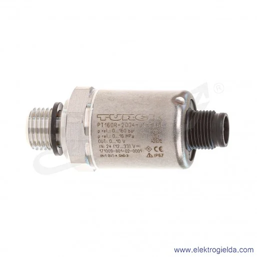 Przetwornik ciśnienia 6836543 PT160R-2004-U1-H1141 0-160Bar, z wyjściem napięciowym 0-10V, przyłącze G1/4" Przetwornik ciśnienia 6836543 PT160R-2004-U1-H1141 0-160Bar, z wyjściem napięciowym 0-10V, przyłącze G1/4"
