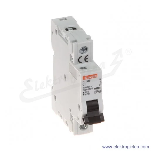 Wyłącznik nadprądowy P1MB1PC01 C1A 1P 10kA AC Wyłącznik nadprądowy P1MB1PC01 C1A 1P 10kA AC