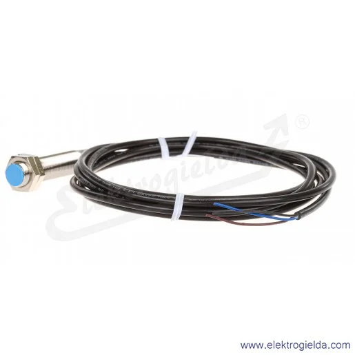 Czujnik indukcyjny 1040766 IME12-04BPSZW2S 10..30VDC, zasięg 4mm, PNP NO, tuleja M12, przewód 2m Czujnik indukcyjny 1040766 IME12-04BPSZW2S 10..30VDC, zasięg 4mm, PNP NO, tuleja M12, przewód 2m
