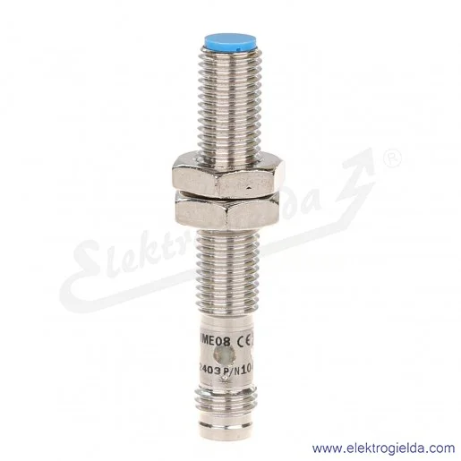 Czujnik indukcyjny 1040870 IME08-02BPSZT0S 10..30VDC, zasięg 2mm, PNP NO, tuleja M8, przyłącze M8 3P Czujnik indukcyjny 1040870 IME08-02BPSZT0S 10..30VDC, zasięg 2mm, PNP NO, tuleja M8, przyłącze M8 3P
