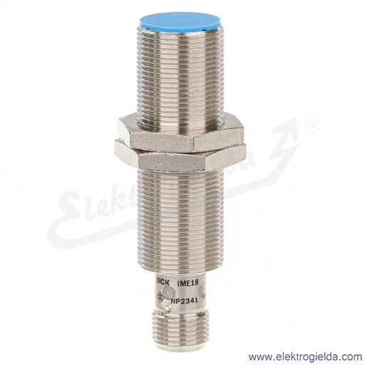 Czujnik indukcyjny 1040966 IME18-08BPSZC0S 10..30VDC, zasięg 8mm, PNP NO, Tuleja M18, przyłącze M12 4P Czujnik indukcyjny 1040966 IME18-08BPSZC0S 10..30VDC, zasięg 8mm, PNP NO, Tuleja M18, przyłącze M12 4P