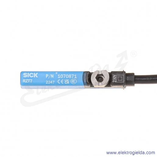 Czujnik położenia siłownika 1070871 RZT7-03ZWS-KW0 zasilanie 5...230VAC/DC, z przewodem 2m, wyjście kontrakton, styk NO, 400Hz, Czujnik położenia siłownika 1070871 RZT7-03ZWS-KW0 zasilanie 5...230VAC/DC, z przewodem 2m, wyjście kontrakton, styk NO, 400Hz,