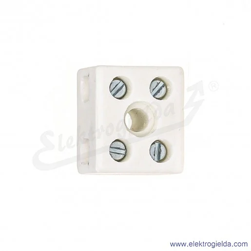 Złączka porcelanowa 80712516 CPO-5A-2P 4mm2 śrubowa 2 torowa Złączka porcelanowa 80712516 CPO-5A-2P 4mm2 śrubowa 2 torowa