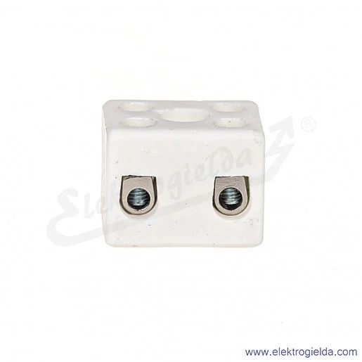 Złączka porcelanowa 80712516 CPO-5A-2P 4mm2 śrubowa 2 torowa Złączka porcelanowa 80712516 CPO-5A-2P 4mm2 śrubowa 2 torowa