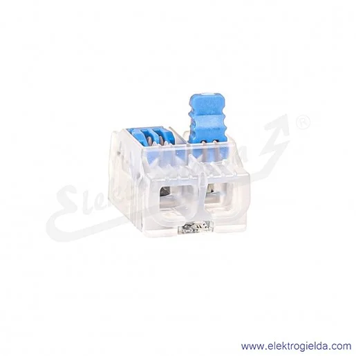 Szybkozłączka z dźwignią 88000303 SCL2 niebieska do linek i drutów 0.2-4mm2 Szybkozłączka z dźwignią 88000303 SCL2 niebieska do linek i drutów 0.2-4mm2