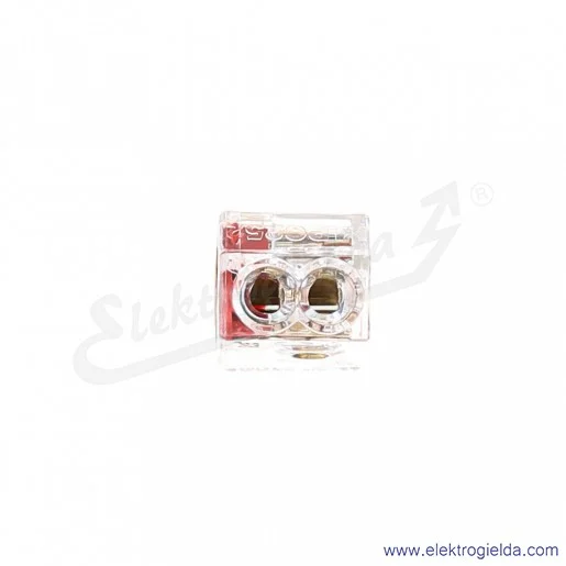 Szybkozłączka samozaciskowa 89021000 2*2,5 PC2252-CL bezgwintowa do drutów 0.2-2.5mm2, 2 torowa Szybkozłączka samozaciskowa 89021000 2*2,5 PC2252-CL bezgwintowa do drutów 0.2-2.5mm2, 2 torowa
