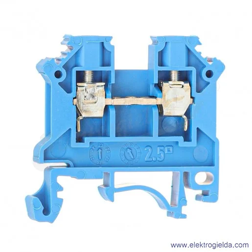 Złączka szynowa 11221313 ZSG1-2,5N niebieska 2.5mm2, szyna TS32 i TS35 Złączka szynowa 11221313 ZSG1-2,5N niebieska 2.5mm2, szyna TS32 i TS35