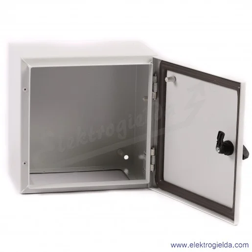 Obudowa metalowa NSYS3D3320, 300x300x200 drzwi pełne bez płyty montażowej Obudowa metalowa NSYS3D3320, 300x300x200 drzwi pełne bez płyty montażowej