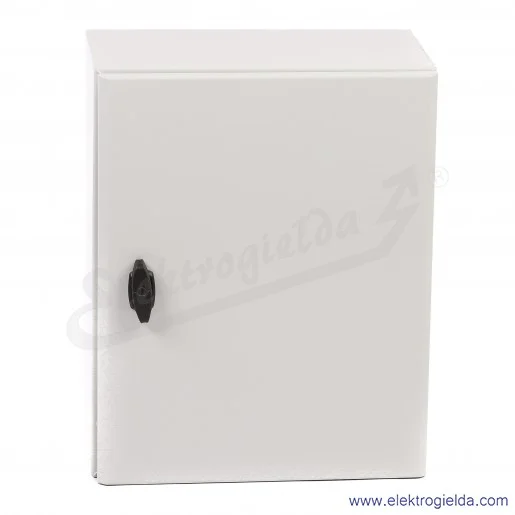 Obudowa metalowa NSYS3D5425, 500x400x250 Drzwi pełne bez płyty montażowej Obudowa metalowa NSYS3D5425, 500x400x250 Drzwi pełne bez płyty montażowej