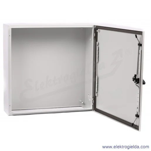 Obudowa metalowa NSYS3D6620, 600x600x200 Drzwi pełne bez płyty montażowej Obudowa metalowa NSYS3D6620, 600x600x200 Drzwi pełne bez płyty montażowej