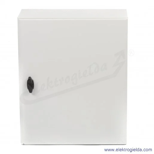 Obudowa metalowa NSYS3D6525, 600x500x250 Drzwi pełne bez płyty montażowej Obudowa metalowa NSYS3D6525, 600x500x250 Drzwi pełne bez płyty montażowej