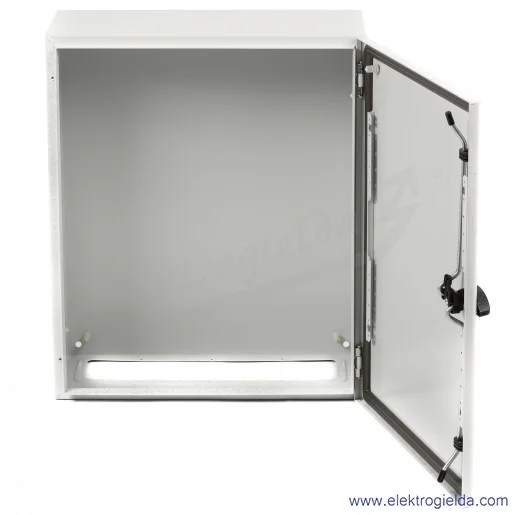 Obudowa metalowa NSYS3D6525, 600x500x250 Drzwi pełne bez płyty montażowej Obudowa metalowa NSYS3D6525, 600x500x250 Drzwi pełne bez płyty montażowej