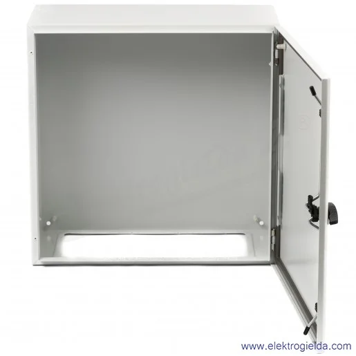 Obudowa metalowa NSYS3D6630, 600x600x300 Drzwi pełne bez płyty montażowej Obudowa metalowa NSYS3D6630, 600x600x300 Drzwi pełne bez płyty montażowej