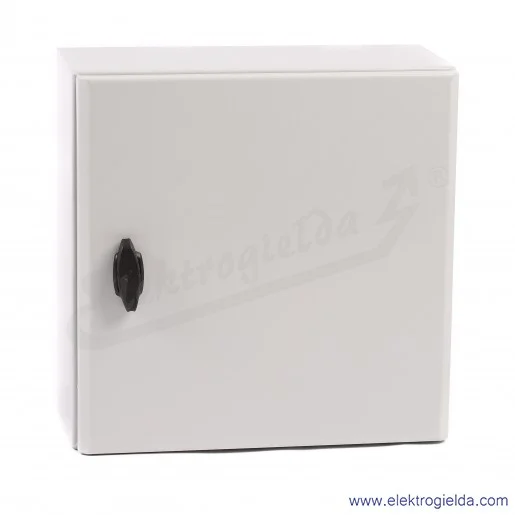 Obudowa metalowa NSYS3D4420, 400x400x200 Drzwi pełne bez płyty montażowej Obudowa metalowa NSYS3D4420, 400x400x200 Drzwi pełne bez płyty montażowej