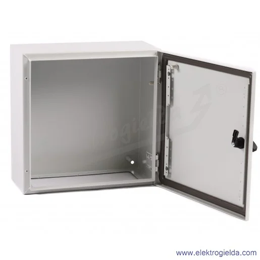 Obudowa metalowa NSYS3D4420, 400x400x200 Drzwi pełne bez płyty montażowej Obudowa metalowa NSYS3D4420, 400x400x200 Drzwi pełne bez płyty montażowej