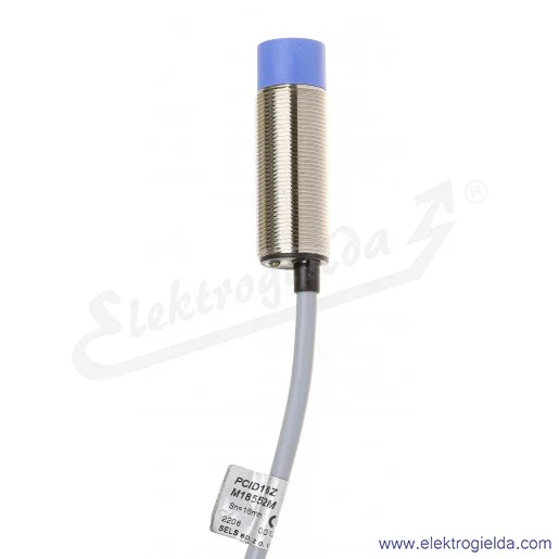 Czujnik indukcyjny PCID16ZM18552M PCID 16Z 10..55VDC, zasięg 16mm, NO, tuleja M18 przewód 2m, czoło wystające, długość 55mm Czujnik indukcyjny PCID16ZM18552M PCID 16Z 10..55VDC, zasięg 16mm, NO, tuleja M18 przewód 2m, czoło wystające, długość 55mm
