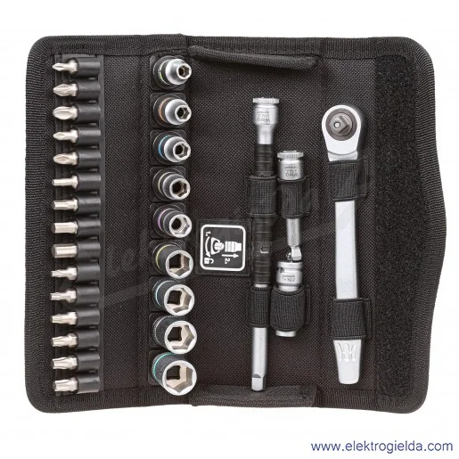 Zestaw z grzechotką 004018 8100 SA 8 ZYKLOP Metal Switch 1/4" + bity+ nasadki Zestaw z grzechotką 004018 8100 SA 8 ZYKLOP Metal Switch 1/4" + bity+ nasadki