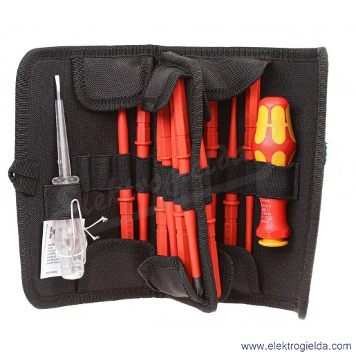 Zestaw wkrętaków 003484 KOMPAKT VDE 16 extra slim 1 zestaw + wymienne trzpienie slim, 16 częściowy Zestaw wkrętaków 003484 KOMPAKT VDE 16 extra slim 1 zestaw + wymienne trzpienie slim, 16 częściowy