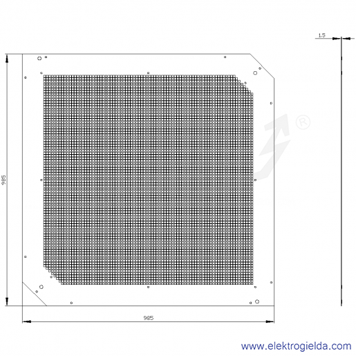 Rysunek wymiarowy Rysunek wymiarowy
