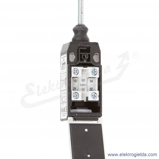 Wyłącznik krańcowy KMM2S11 dźwignia półsztywna uchylna wielokierunkowo, styki 1NO+1NC, obudowa metalowa IP65 Wyłącznik krańcowy KMM2S11 dźwignia półsztywna uchylna wielokierunkowo, styki 1NO+1NC, obudowa metalowa IP65