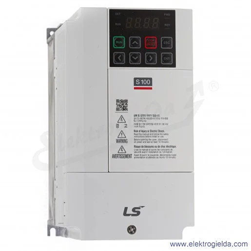 Falownik LSLV0015 S100-4EOFNM 1,5/2,2 kW 400V 3F wektorowy Falownik LSLV0015 S100-4EOFNM 1,5/2,2 kW 400V 3F wektorowy