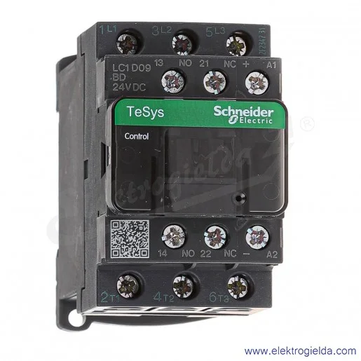 LC1D09BD 1z+1r 4KW 25A Uc 24VDC Stycznik zaciski śrubowe LC1D09BD 1z+1r 4KW 25A Uc 24VDC Stycznik zaciski śrubowe
