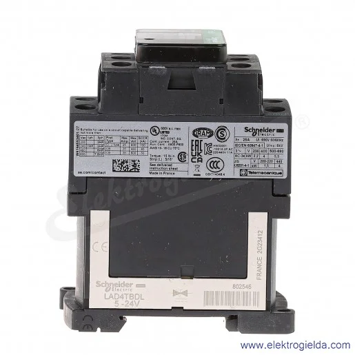 LC1D09BD 1z+1r 4KW 25A Uc 24VDC Stycznik zaciski śrubowe LC1D09BD 1z+1r 4KW 25A Uc 24VDC Stycznik zaciski śrubowe