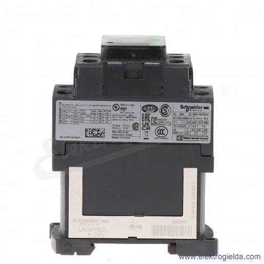 LC1D12BD 1z+1r 5,5KW 25A Uc 24VDC Stycznik zaciski śrubowe LC1D12BD 1z+1r 5,5KW 25A Uc 24VDC Stycznik zaciski śrubowe