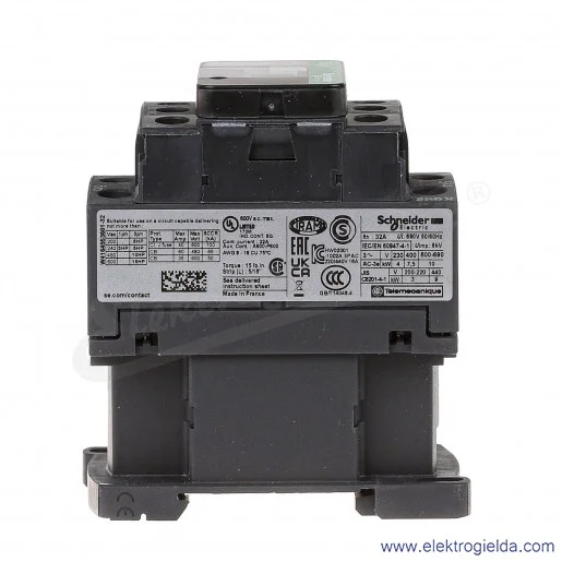 LC1D18E7 1z+1r 7,5kW 32A Uc 48 VAC 50/60Hz, Stycznik zaciski śrubowe LC1D18E7 1z+1r 7,5kW 32A Uc 48 VAC 50/60Hz, Stycznik zaciski śrubowe